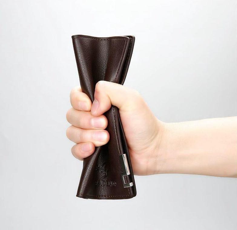 Kangro Ultra Slim Long Purse Wallet For Men With Stylish Design Durable Leather Easy Carrying And Everyday Use