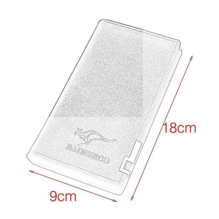 Kangro Ultra Slim Long Purse Wallet For Men With Stylish Design Durable Leather Easy Carrying And Everyday Use